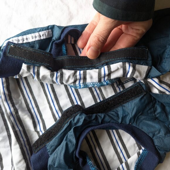 NWOT The Sharper Barker Midnight rain jacket / windbreaker dog jacket size 1 - Picture 7 of 9